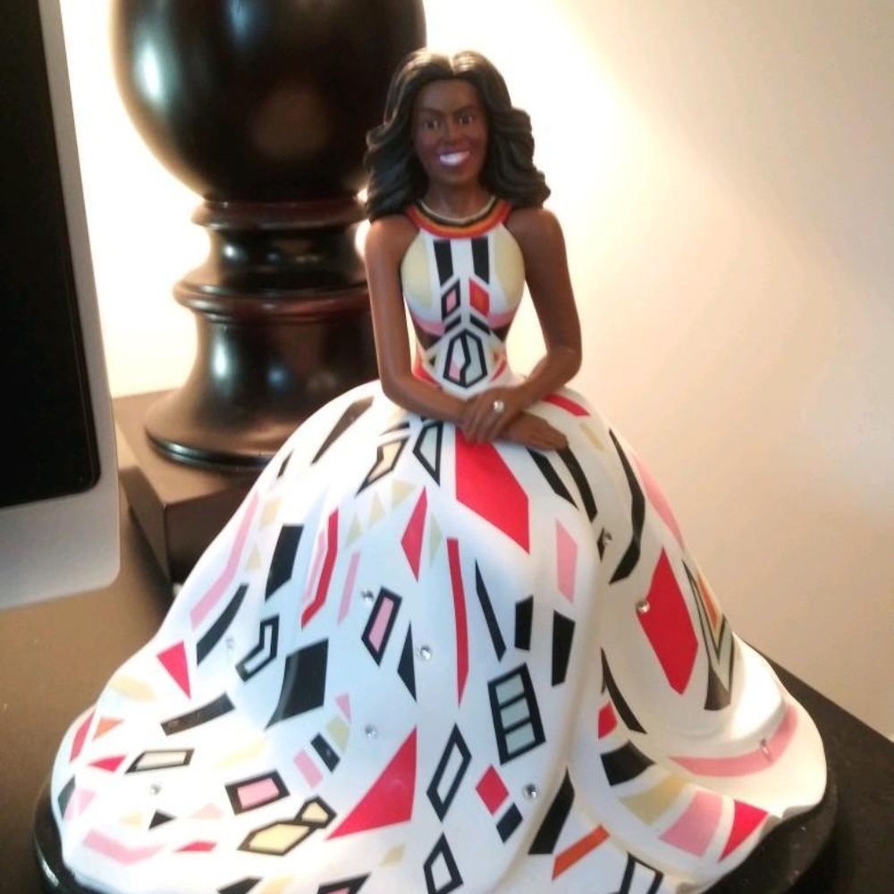 Keith Mallett Portrait of 1st Lady Michelle Obama